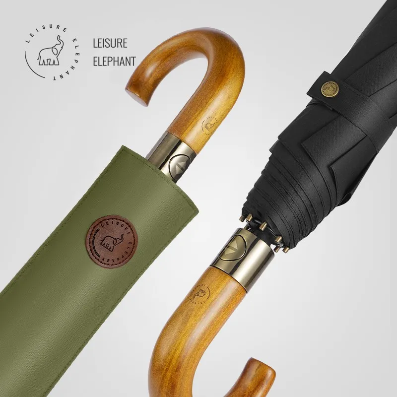 hook wooden handle Sun Umbrella